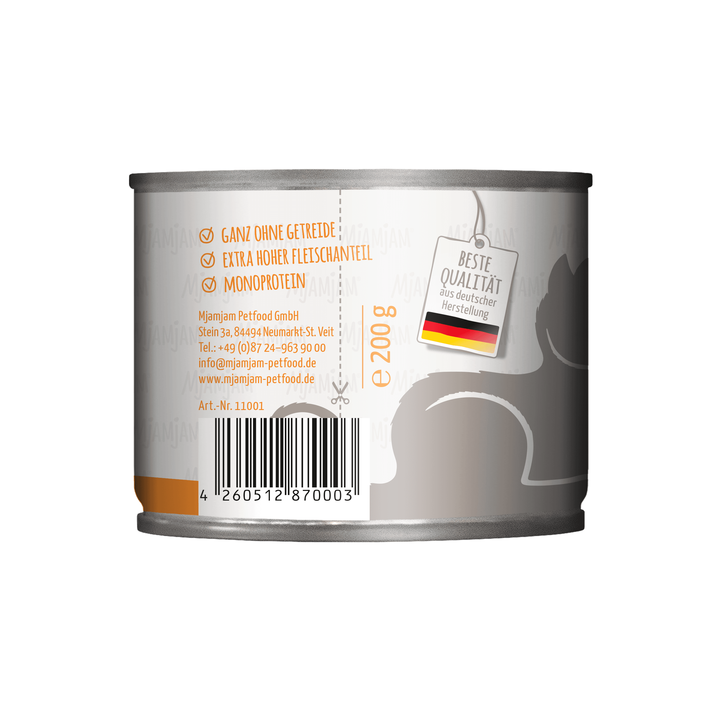 Produktbild MjAMjAM Katzennassfutter saftiges Huhn an leckeren Möhrchen 4 von 4