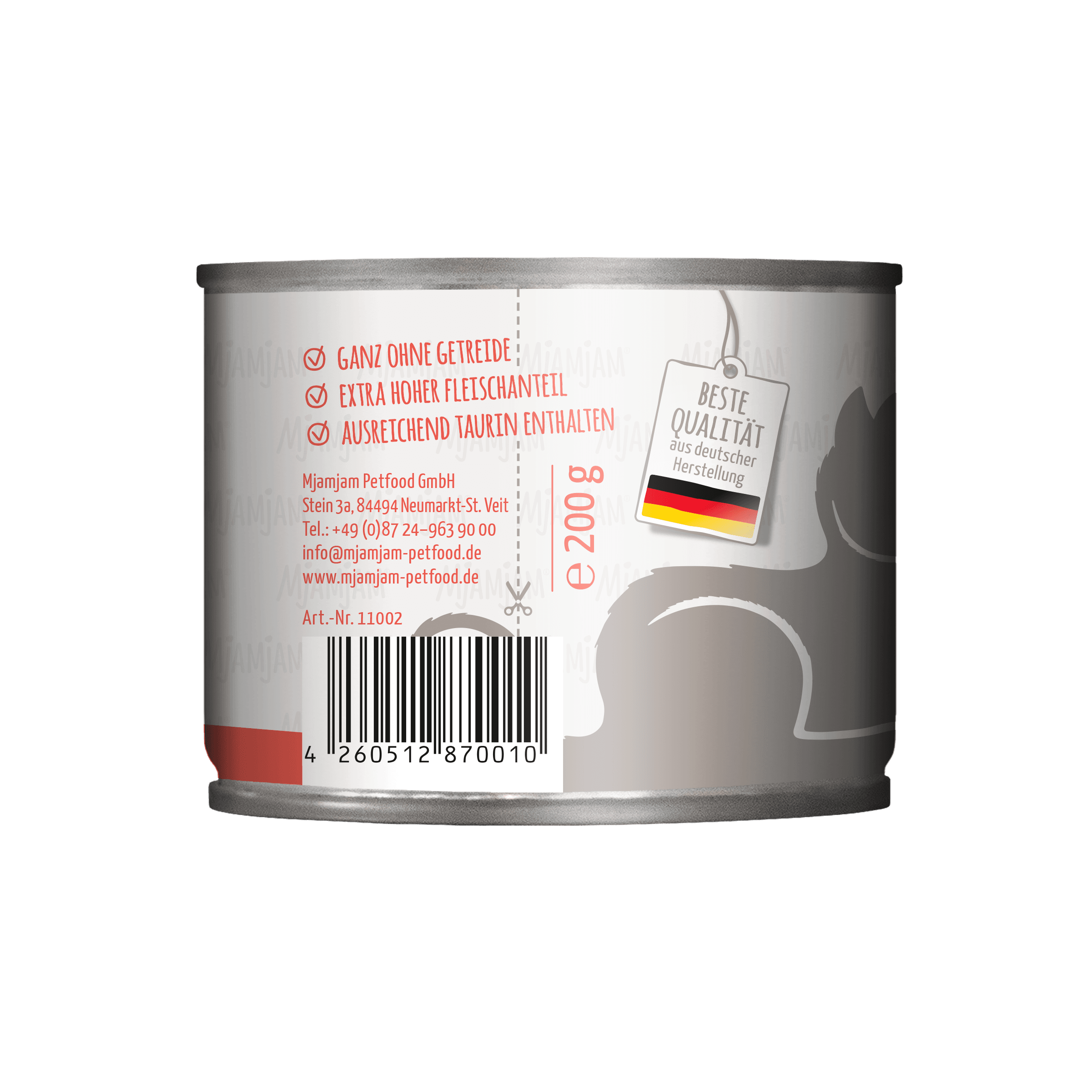 Produktbild MjAMjAM Katzennassfutter Mahlzeit mit leckeren Herzen 4 von 4