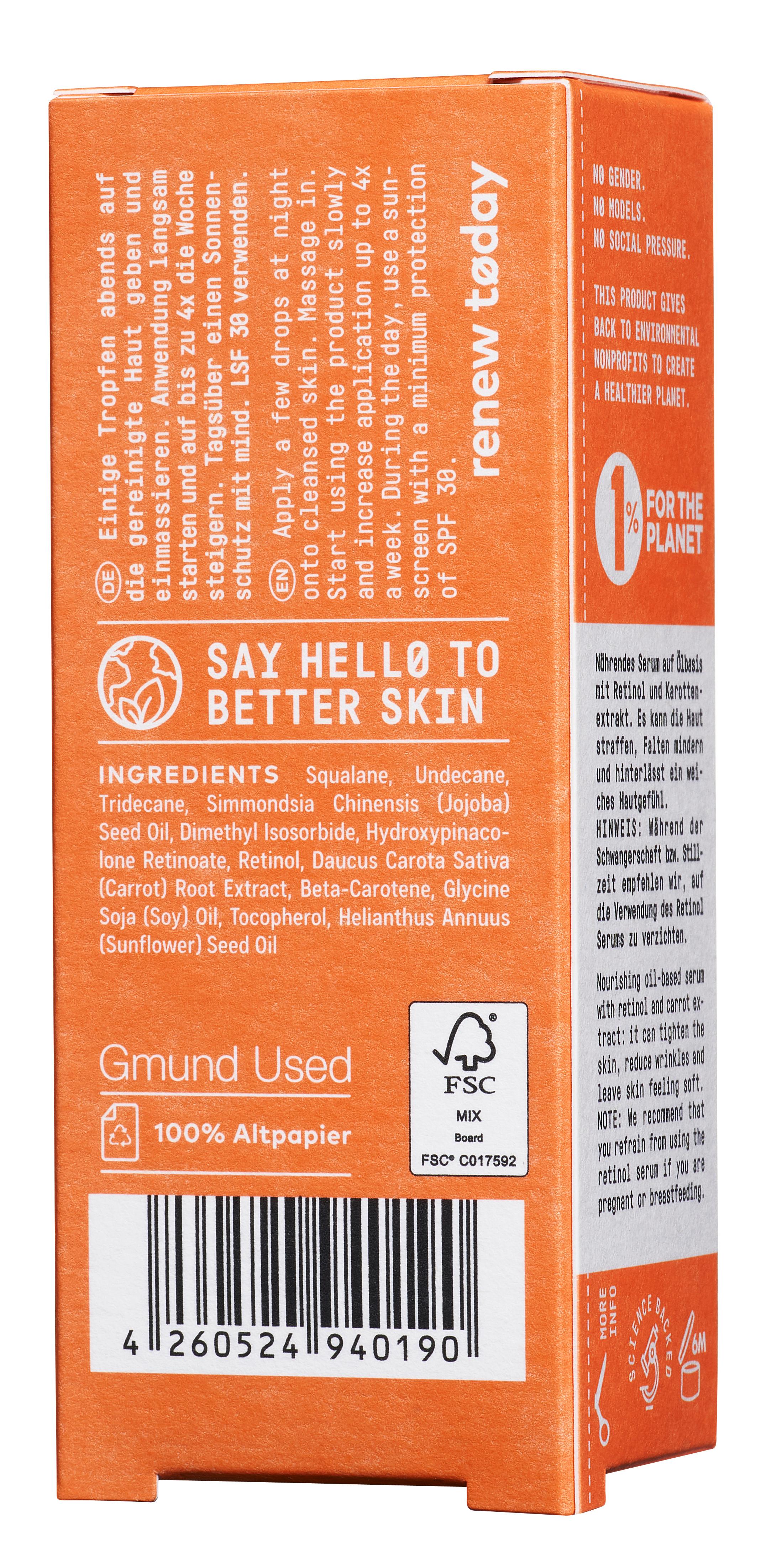 Produktbild Nø Cosmetics renew tøday Retinol Serum 2 von 4