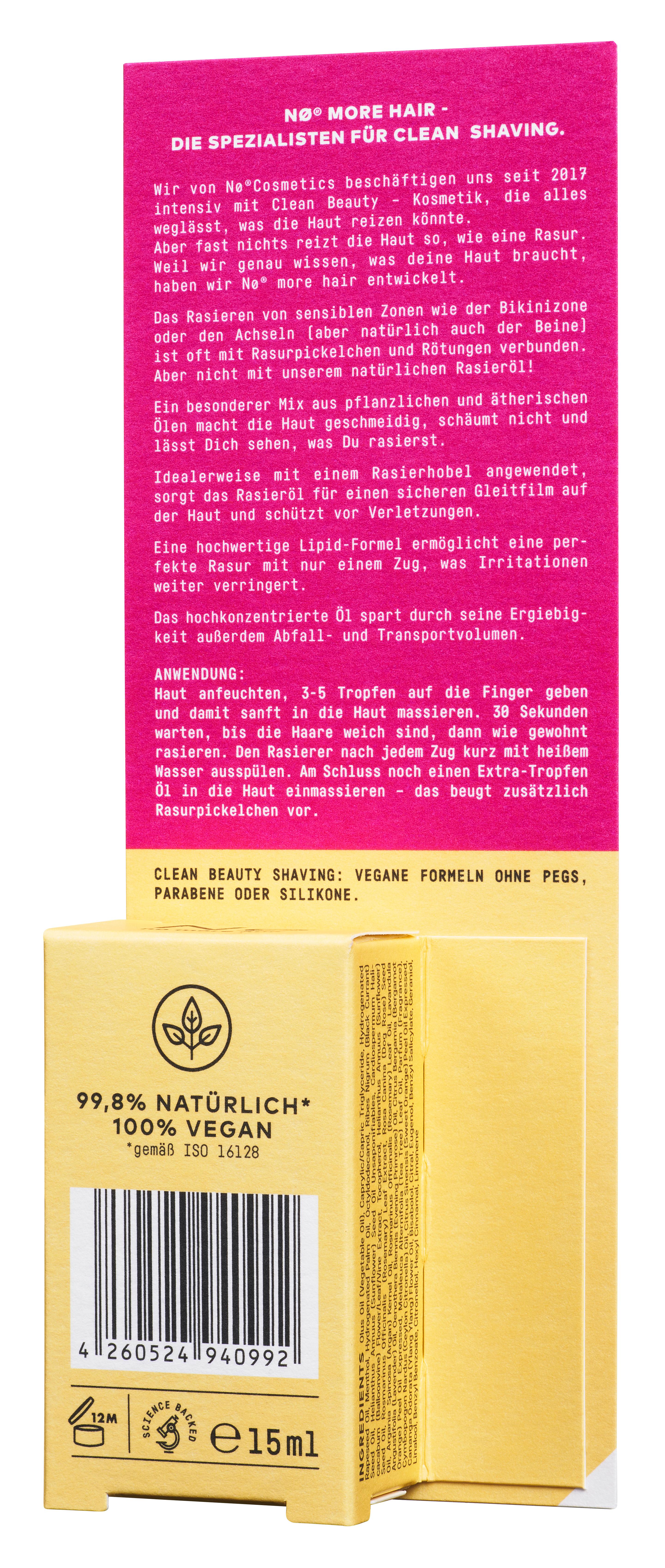 Produktbild Nø Cosmetics smooth tøday Rasieröl 2 von 3