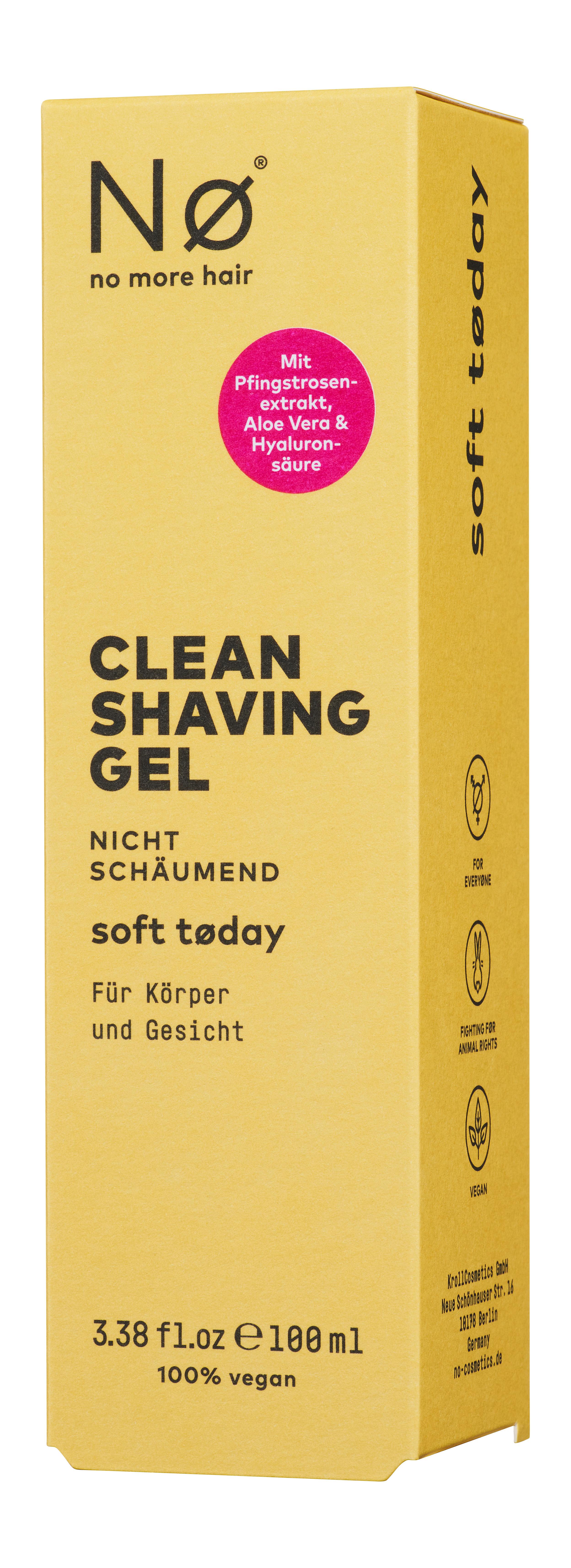 Produktbild Nø Cosmetics soft tøday Clean Shaving Gel 4 von 4