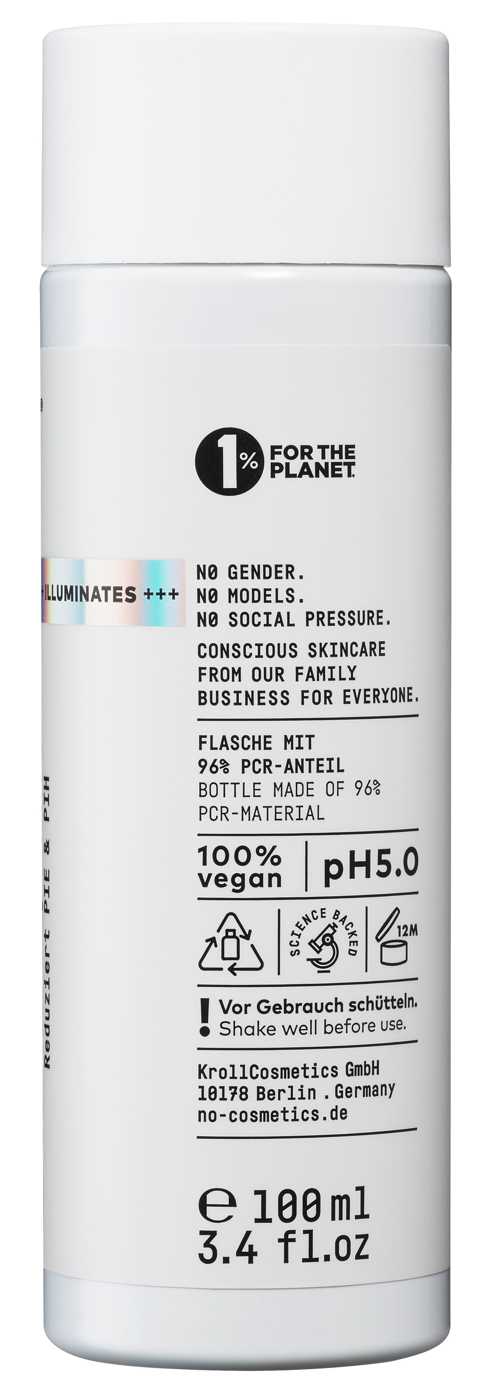 Produktbild Nø Cosmetics easy tøday Liquid Illuminator Toner 3 von 3