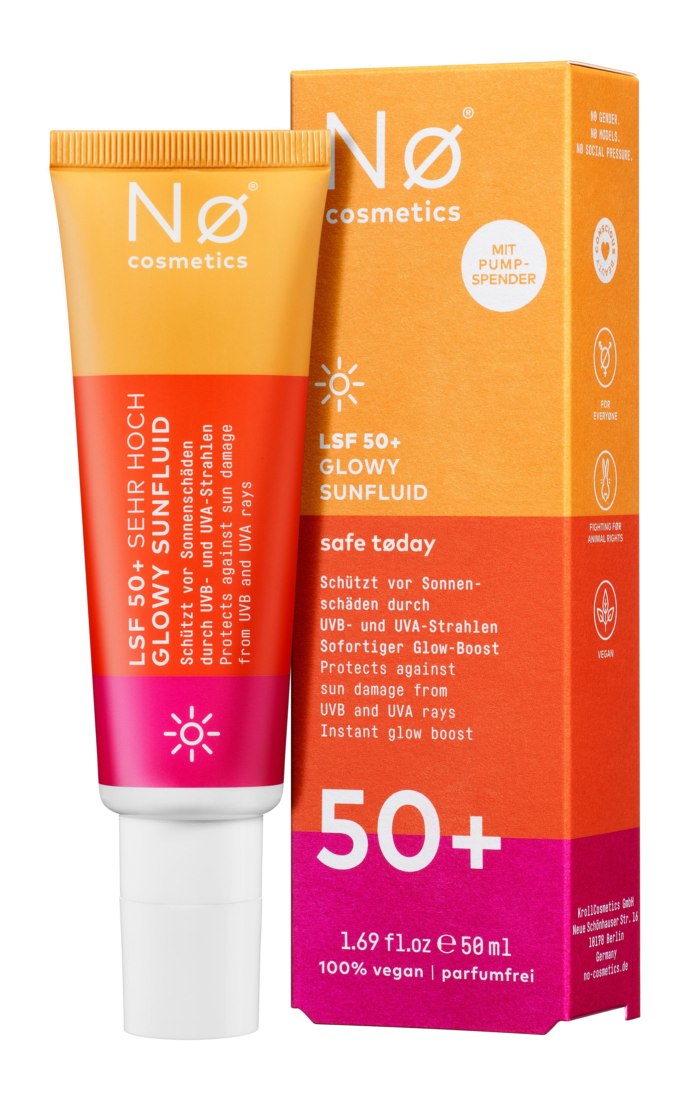 Produktbild Nø Cosmetics safe tøday LSF 50+ Glowy Sunfluid 2 von 4