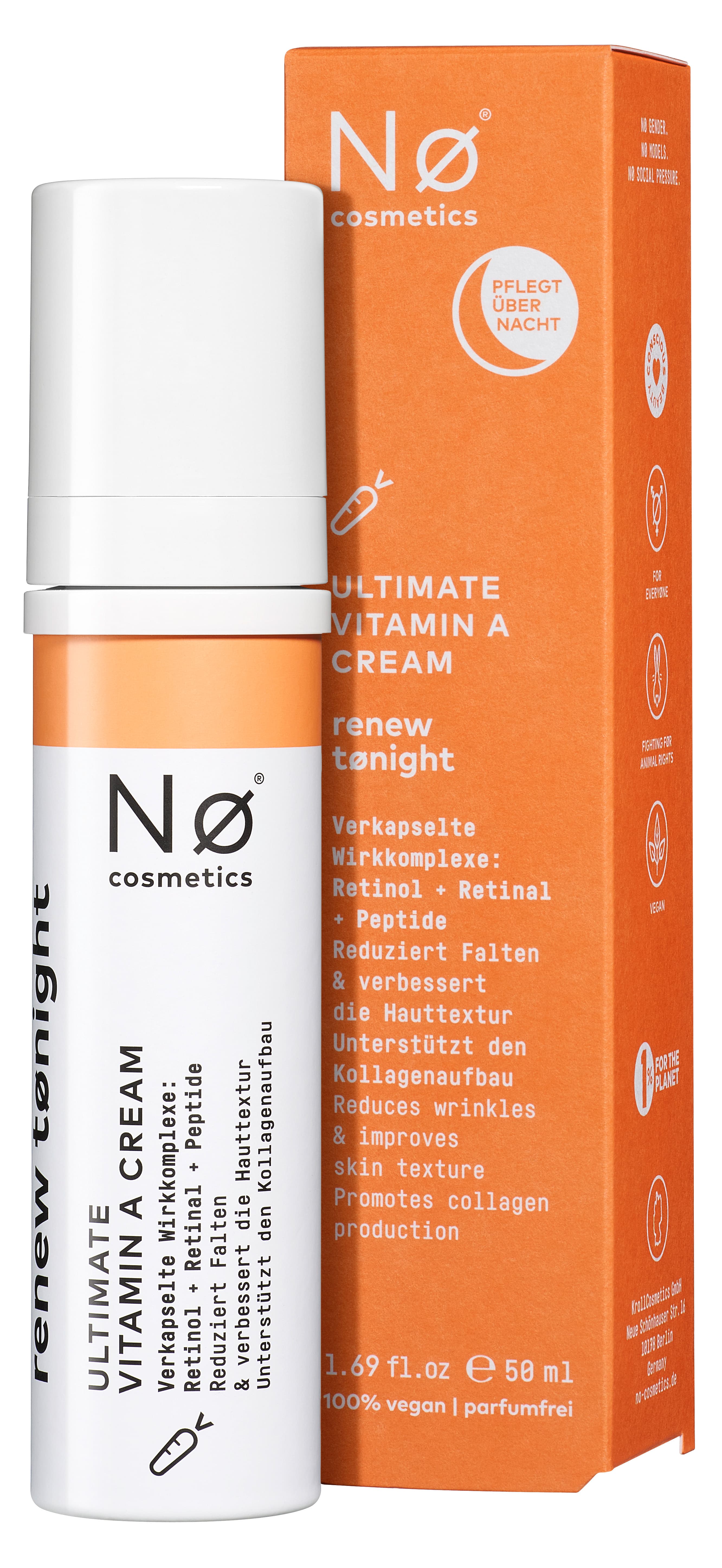 Produktbild Nø Cosmetics renew tønight Ultimate Vitamin A Cream 4 von 6