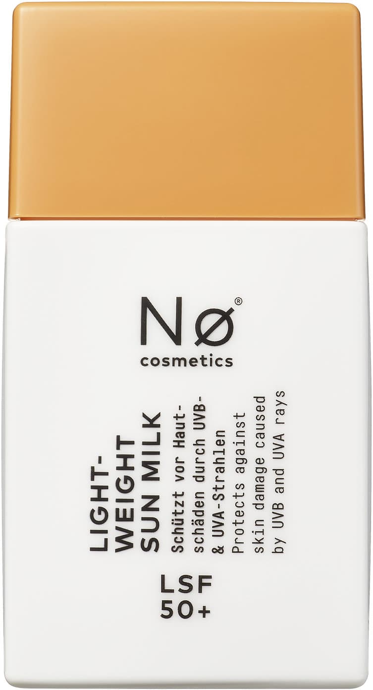 Nø Cosmetics protect tøday Lightweight Sun Milk LSF 50+
