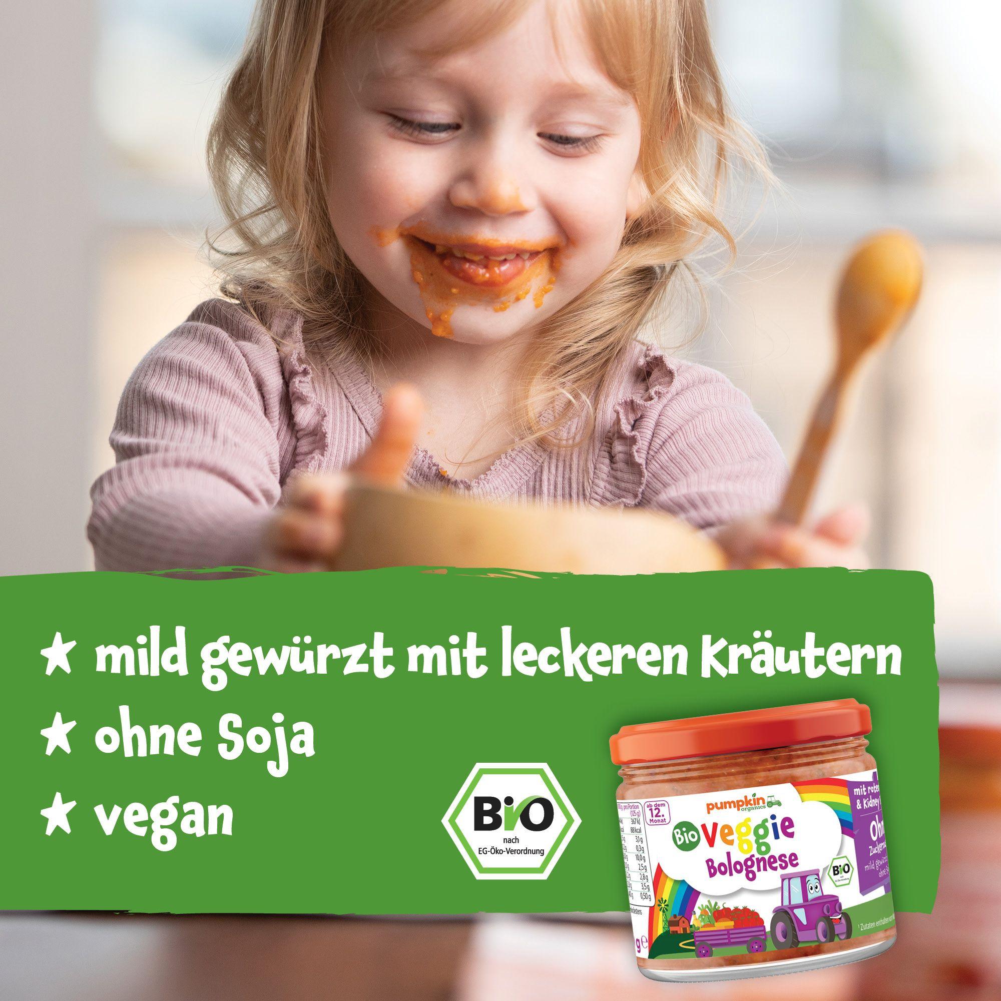 Produktbild pumpkin organics Bio Veggie Bolognese 7 von 8