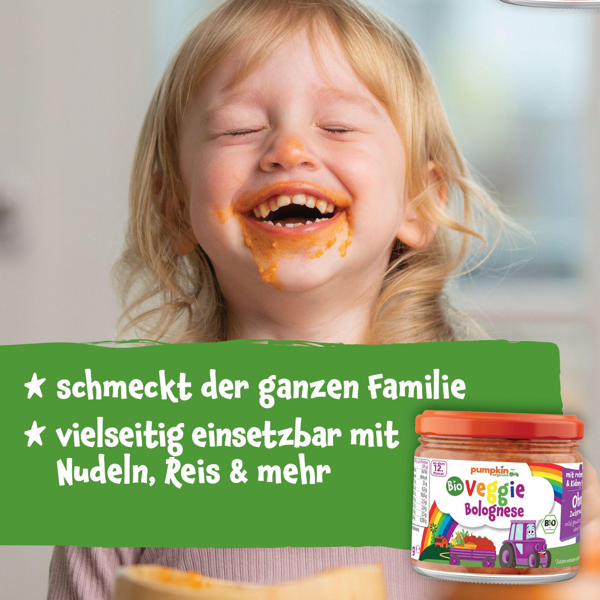 Produktbild pumpkin organics Bio Veggie Bolognese 4 von 8
