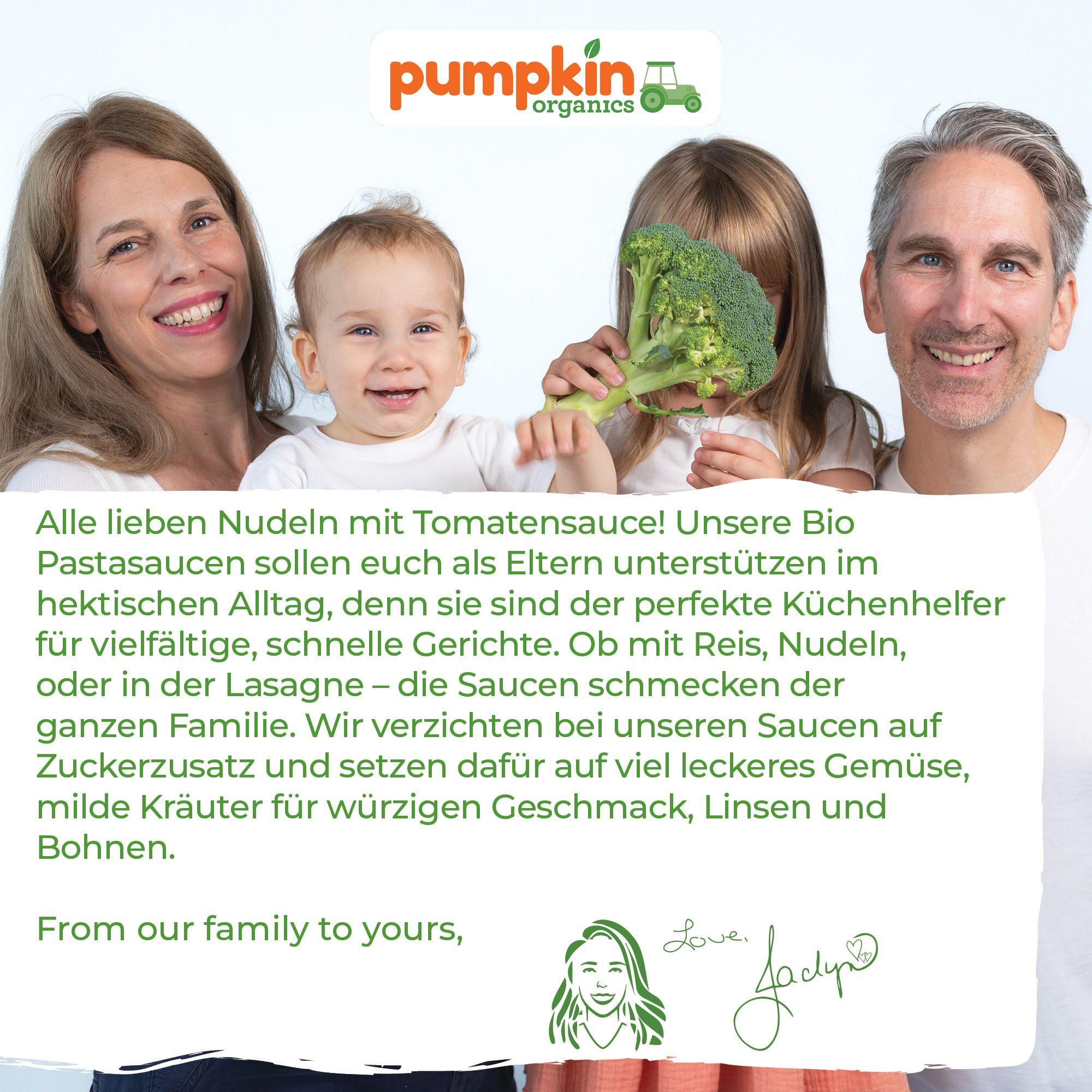 Produktbild pumpkin organics Bio Veggie Bolognese 6 von 8
