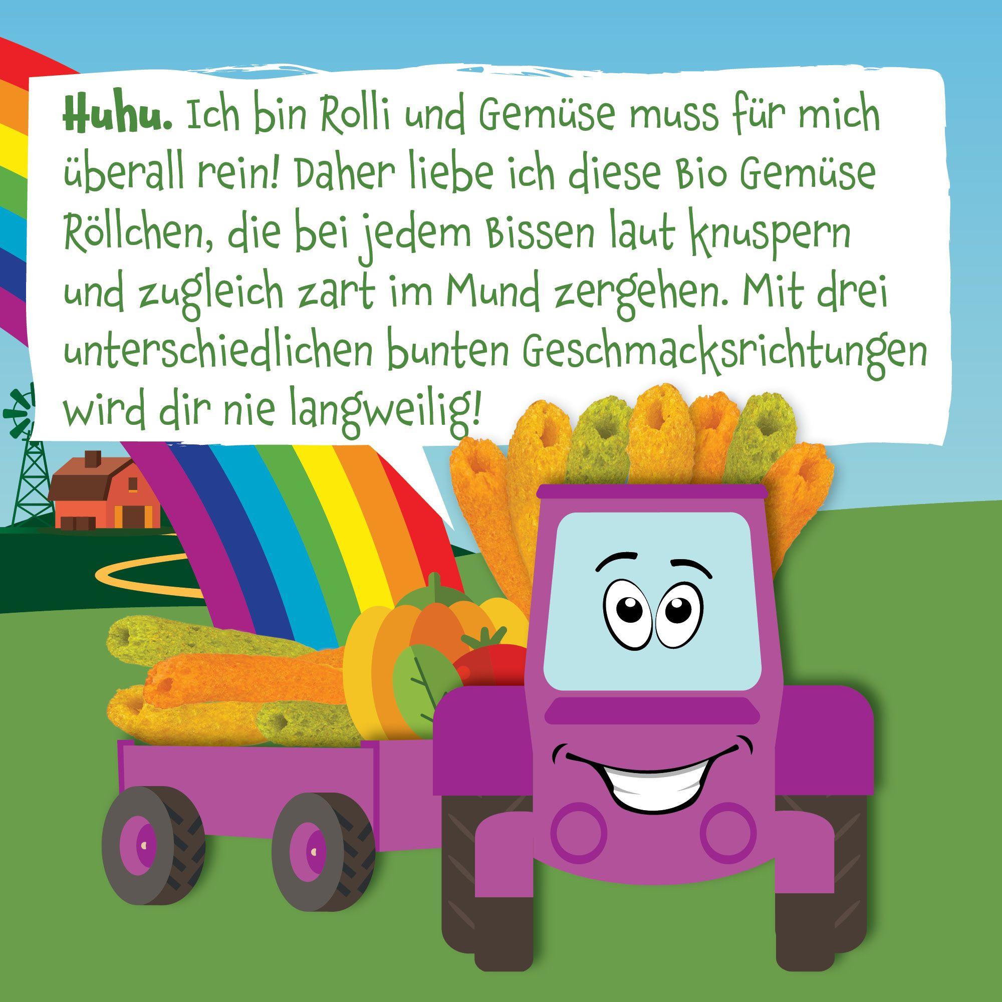 Produktbild pumpkin organics Bio Gemüse Röllchen 8 von 10