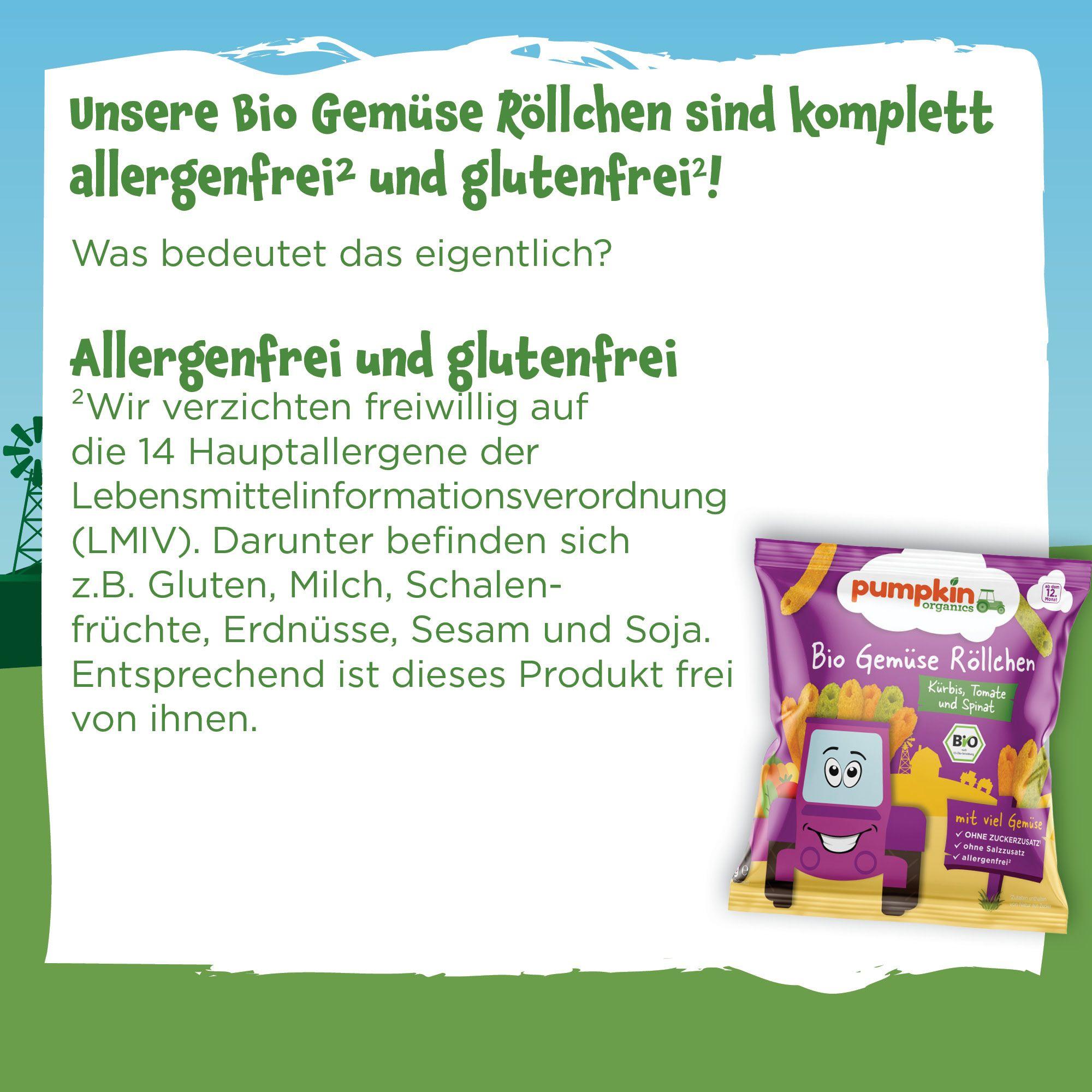 Produktbild pumpkin organics Bio Gemüse Röllchen 5 von 10