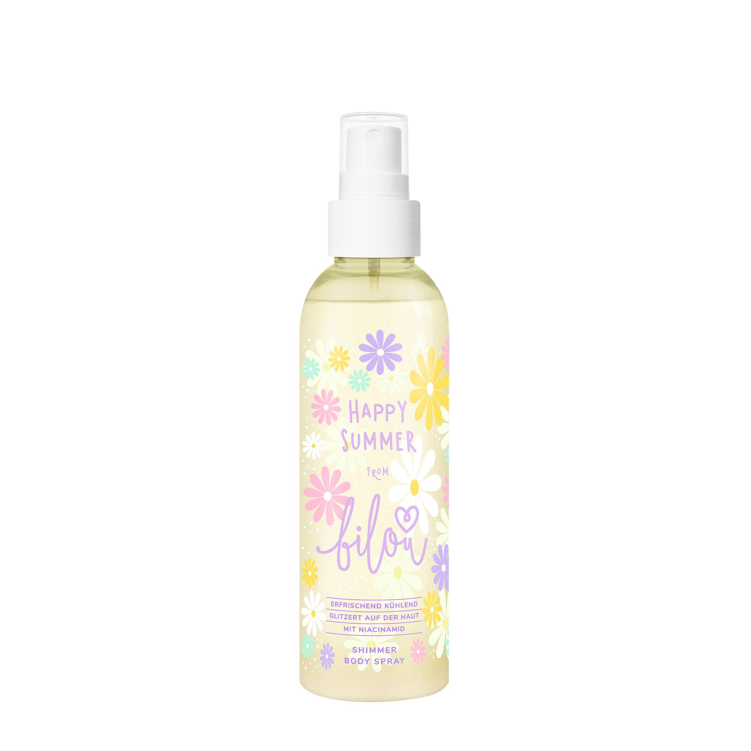 bilou shimmer bodyspray Happy Summer