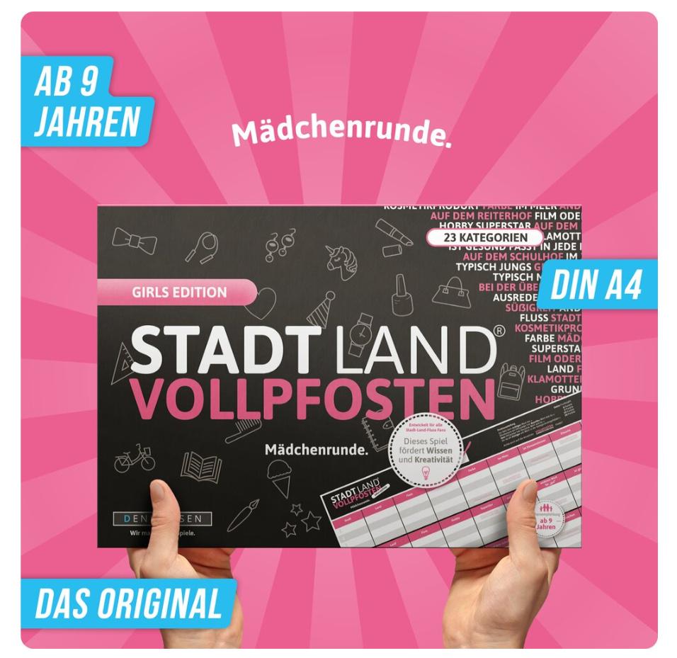 Produktbild Denkriesen - STADT LAND VOLLPFOSTEN® - GIRLS EDITION"Mädchenrunde." 2 von 7