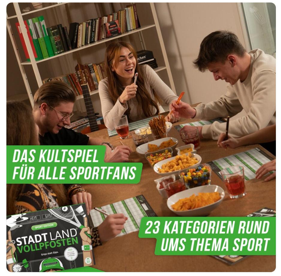 Produktbild Denkriesen - STADT LAND VOLLPFOSTEN® - SPORT EDITION"Grips statt Gips." 3 von 7
