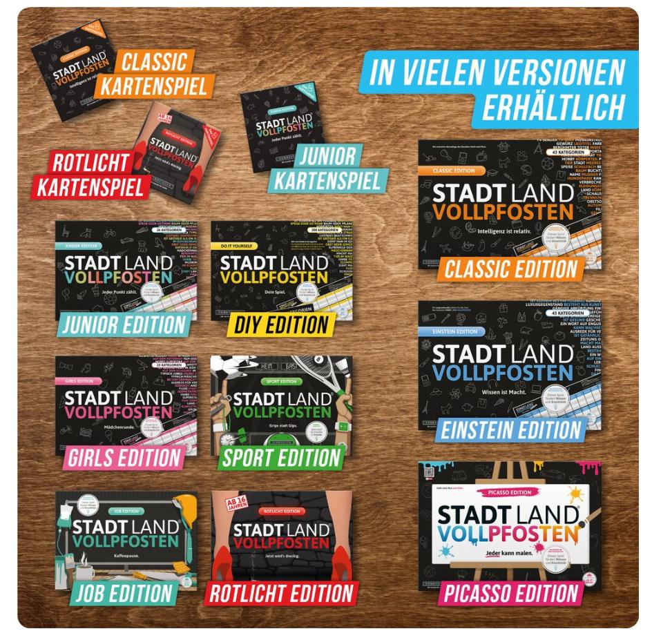 Produktbild Denkriesen - STADT LAND VOLLPFOSTEN® - SPORT EDITION"Grips statt Gips." 7 von 7