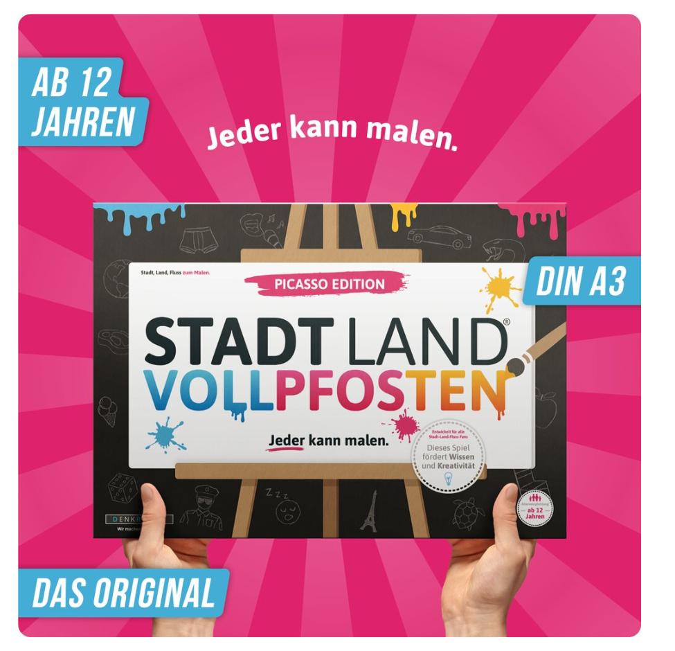 Produktbild Denkriesen - STADT LAND VOLLPFOSTEN® – PICASSO EDITION “Jeder kann malen.” 2 von 7