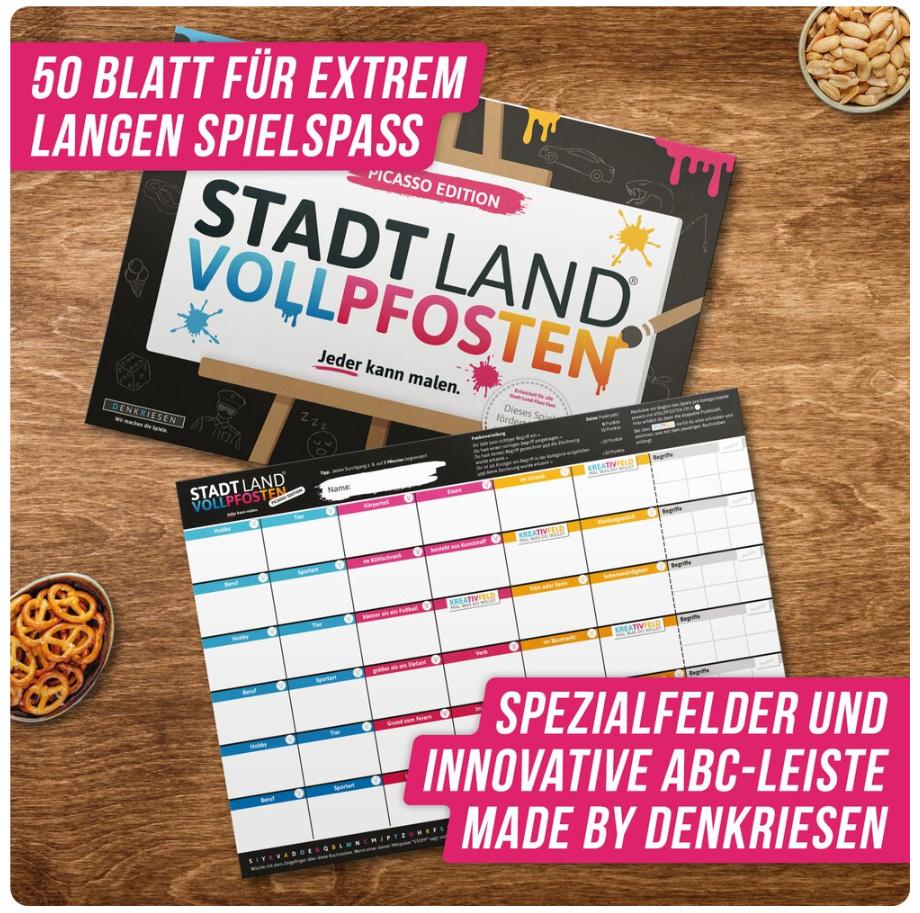 Produktbild Denkriesen - STADT LAND VOLLPFOSTEN® – PICASSO EDITION “Jeder kann malen.” 4 von 7