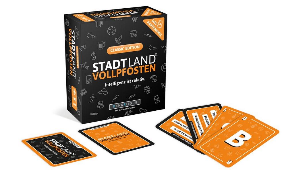 Produktbild Denkriesen - STADT LAND VOLLPFOSTEN – Das Kartenspiel – Classic Edition 2 von 4