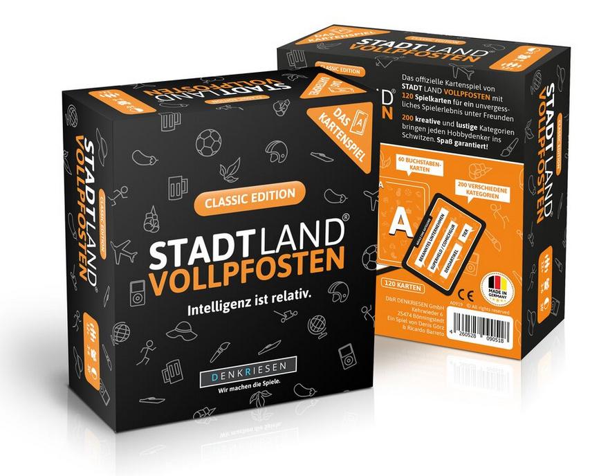Produktbild Denkriesen - STADT LAND VOLLPFOSTEN – Das Kartenspiel – Classic Edition 3 von 4