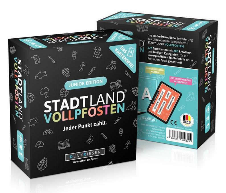 Produktbild Denkriesen - STADT LAND VOLLPFOSTEN – Das Kartenspiel – Junior Edition 3 von 4