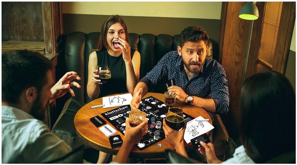 Produktbild Denkriesen - klattschen® - Trinkspiel - DAS BRETTSPIEL - Das wahrscheinlich beste Trinkspiel aller Zeiten 2 von 6