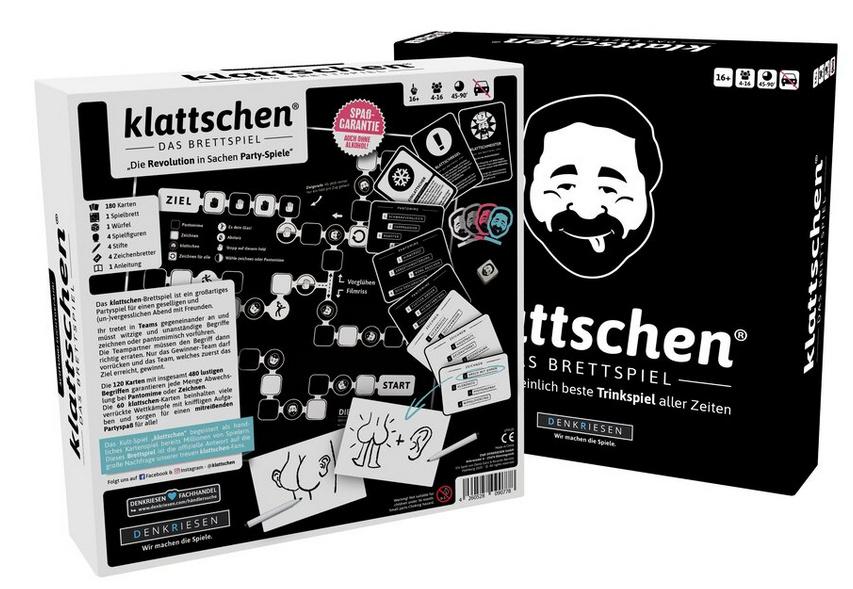 Produktbild Denkriesen - klattschen® - Trinkspiel - DAS BRETTSPIEL - Das wahrscheinlich beste Trinkspiel aller Zeiten 4 von 6