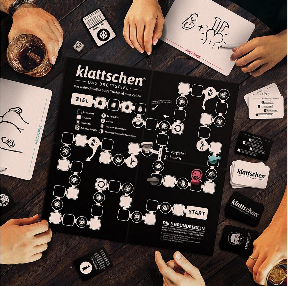 Produktbild Denkriesen - klattschen® - Trinkspiel - DAS BRETTSPIEL - Das wahrscheinlich beste Trinkspiel aller Zeiten 5 von 6
