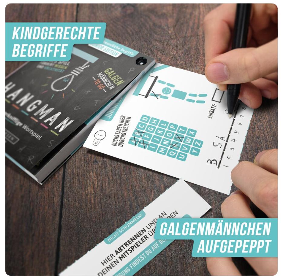 Produktbild Denkriesen - HANGMAN - JUNIOR EDITION"Galgenmännchen TO GO" 3 von 6