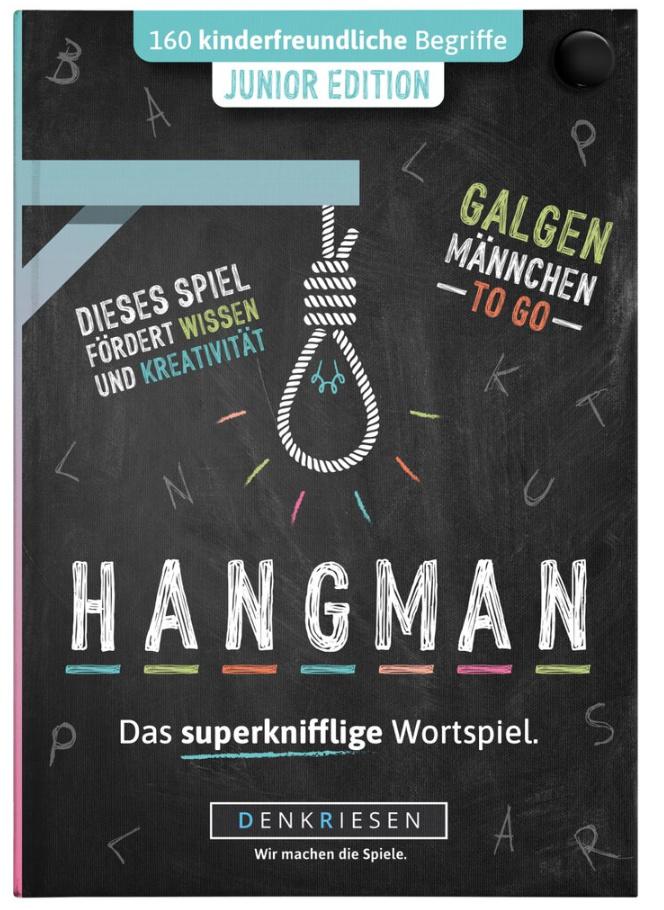 Denkriesen - HANGMAN - JUNIOR EDITION"Galgenmännchen TO GO"