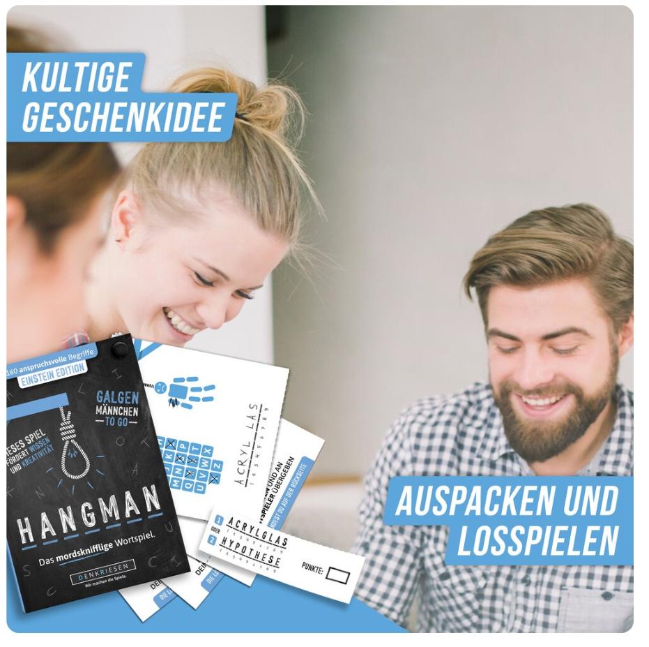 Produktbild Denkriesen - HANGMAN - EINSTEIN EDITION"Galgenmännchen TO GO" 4 von 6