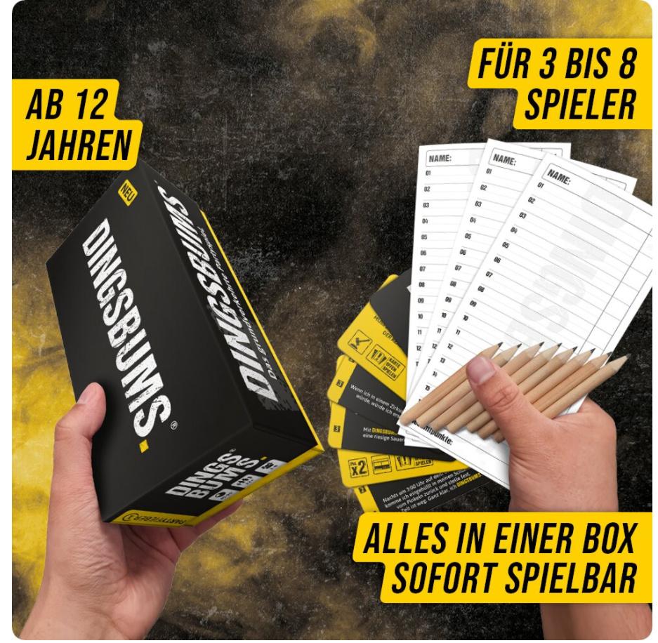 Produktbild Denkriesen - PARTYFIEBER - DINGSBUMS"Das grundverkehrte Partyspiel" 2 von 3