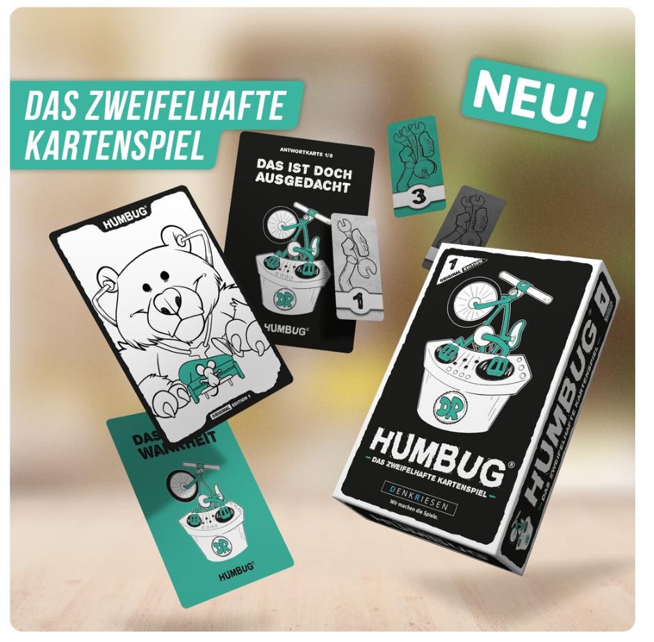 Produktbild Denkriesen - HUMBUG Original Edition Nr. 1 - Das zweifelhafte Kartenspiel 2 von 6