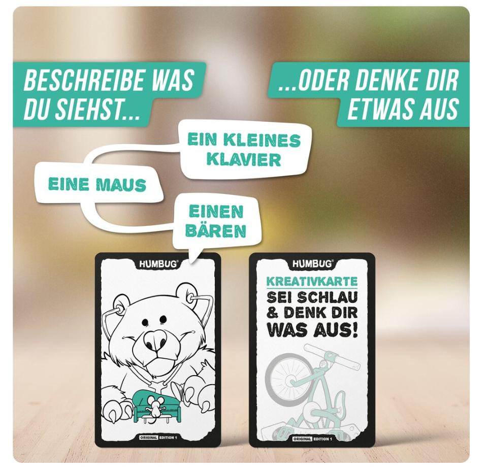 Produktbild Denkriesen - HUMBUG Original Edition Nr. 1 - Das zweifelhafte Kartenspiel 3 von 6