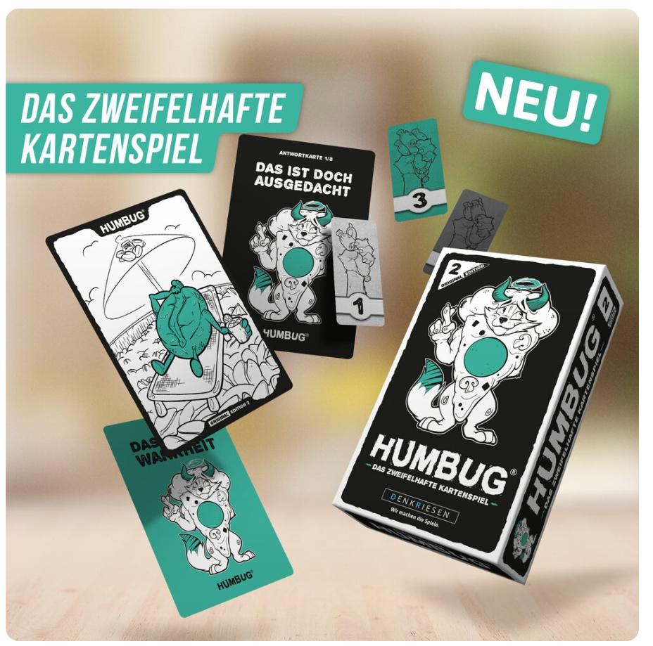 Produktbild Denkriesen - HUMBUG Original Edition Nr. 2 - Das zweifelhafte Kartenspiel 2 von 6