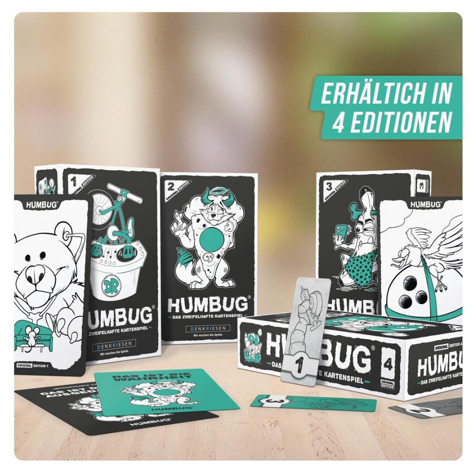 Produktbild Denkriesen - HUMBUG Original Edition Nr. 2 - Das zweifelhafte Kartenspiel 6 von 6