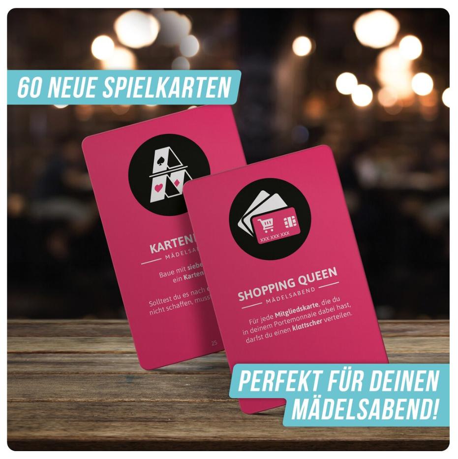 Produktbild Denkriesen - DENKRIESEN - klattschen Mädelsabend - SPIELKARTENKARTON"Das wahrscheinlich beste Trinkspiel aller Zeiten" 3 von 6