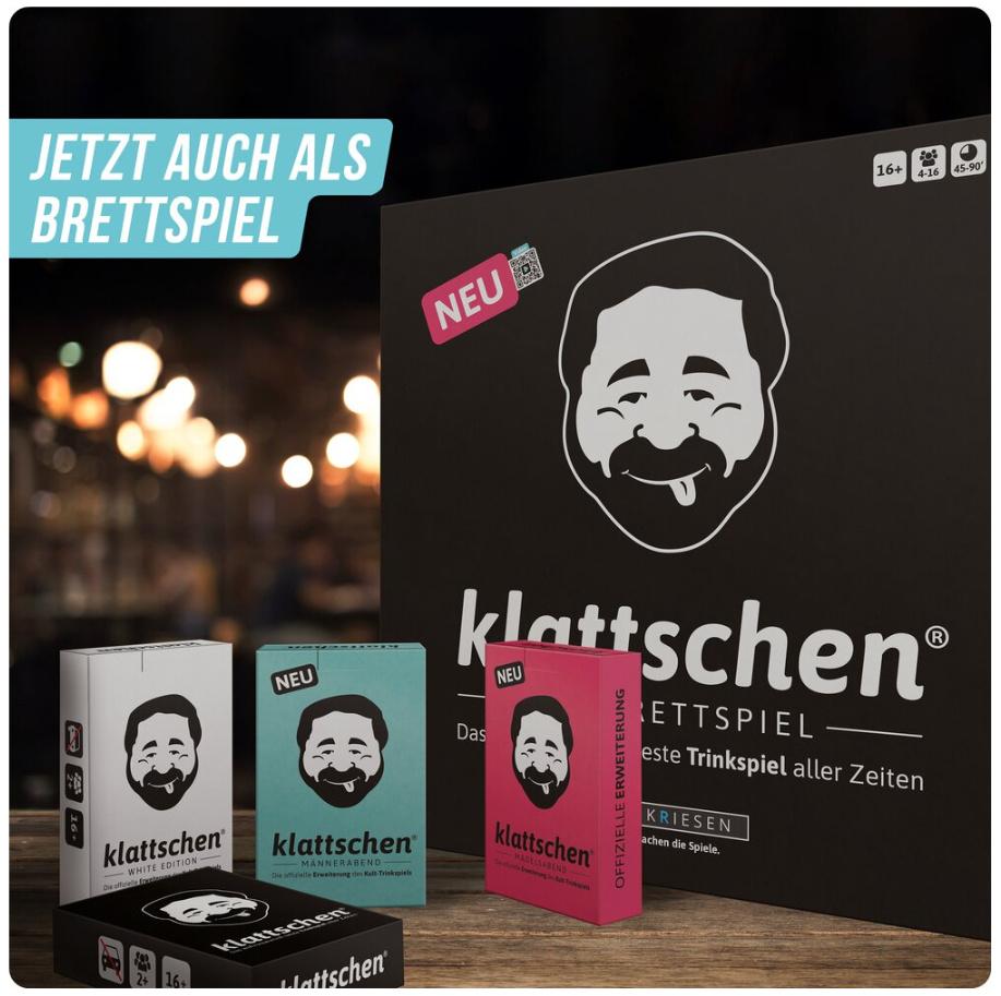 Produktbild Denkriesen - DENKRIESEN - klattschen Mädelsabend - SPIELKARTENKARTON"Das wahrscheinlich beste Trinkspiel aller Zeiten" 5 von 6