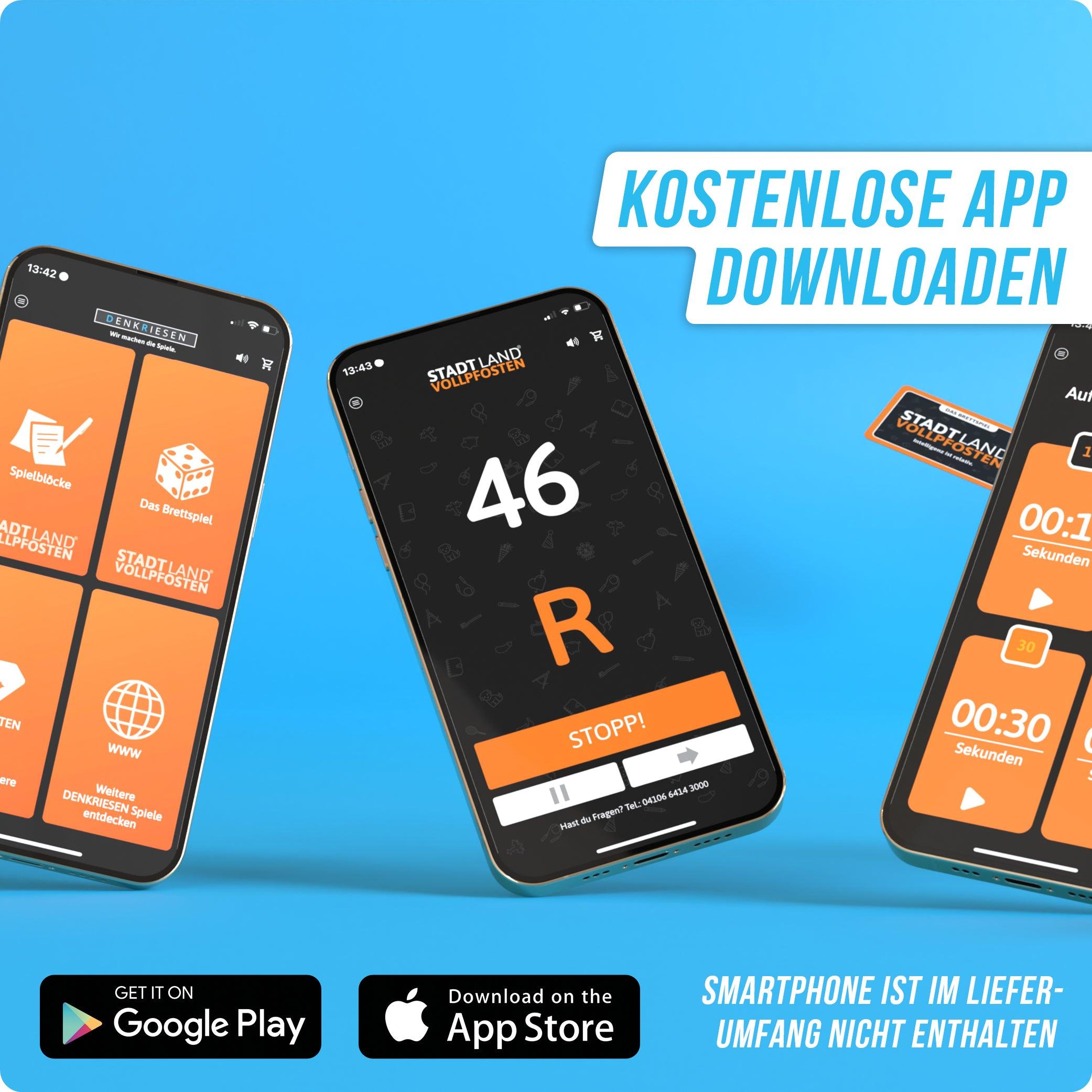 Produktbild Denkriesen - Stadt Land Vollpfosten® Classic Edition –"Intelligenz ist relativ."| A4 Spielblock 4 von 6