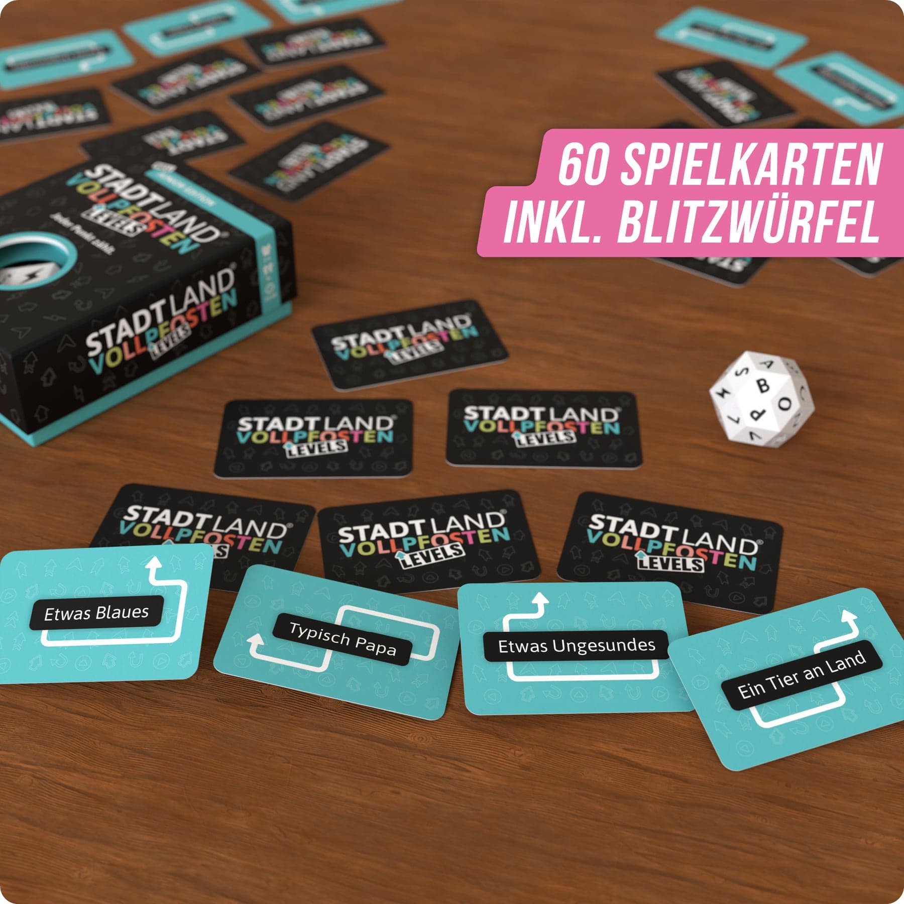 Produktbild Denkriesen - Stadt Land Vollpfosten® Junior Edition –"Jeder Punkt zählt."| Levels 4 von 5