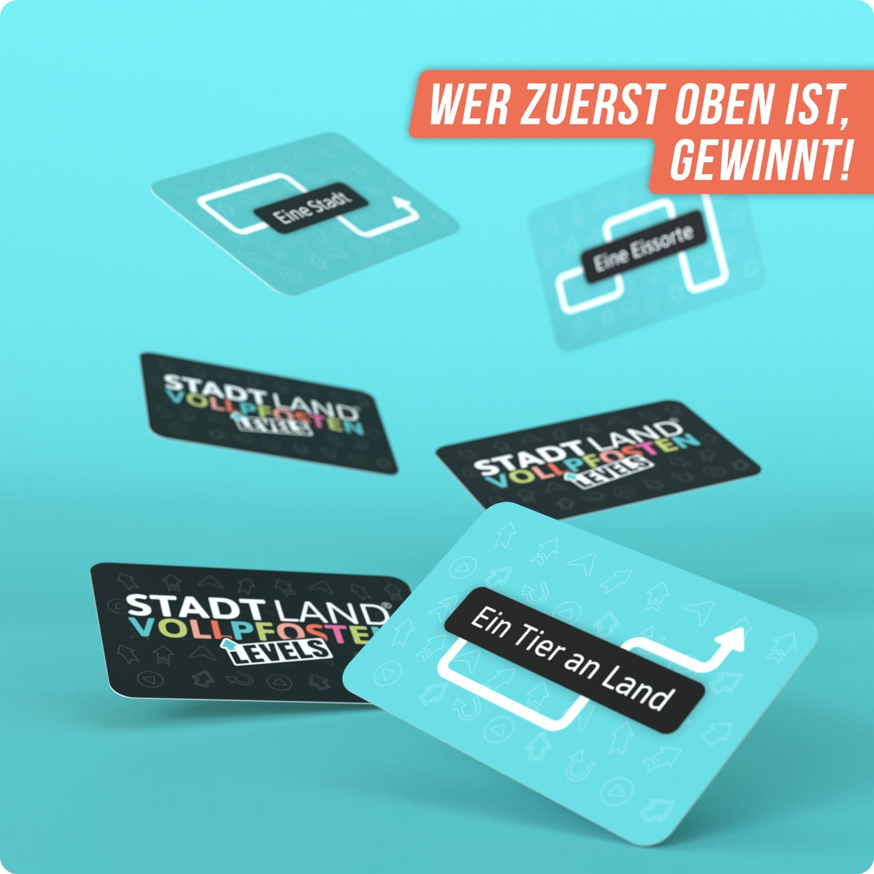 Produktbild Denkriesen - Stadt Land Vollpfosten® Junior Edition –"Jeder Punkt zählt."| Levels 3 von 5