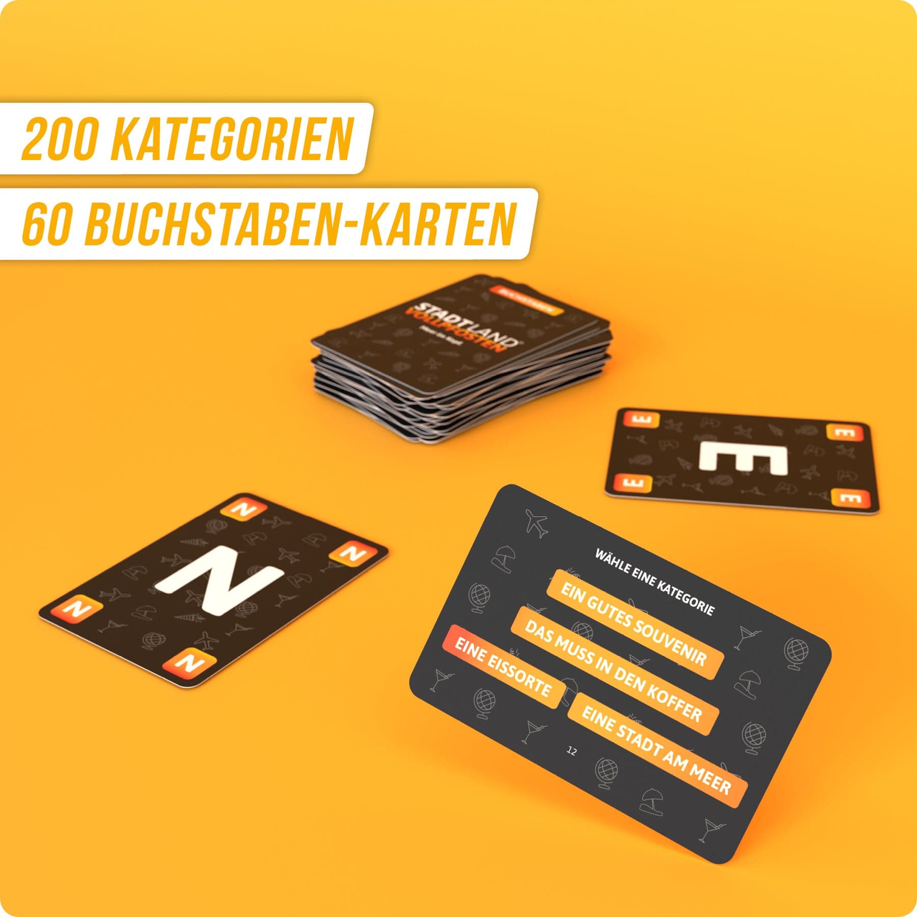 Produktbild Denkriesen - Stadt Land Vollpfosten® Urlaubs Edition –"Meer im Kopf."| Das Kartenspiel 3 von 5