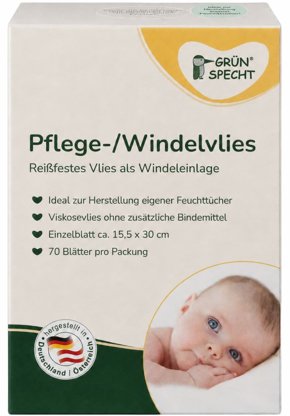 Grünspecht Pflege-/Windelvlies