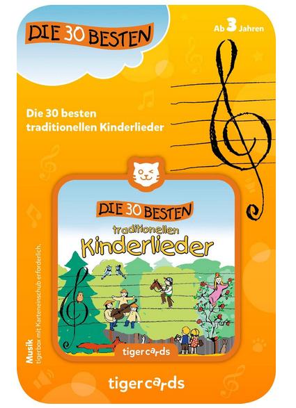 tigercard Die 30 besten traditionellen Kinderlieder