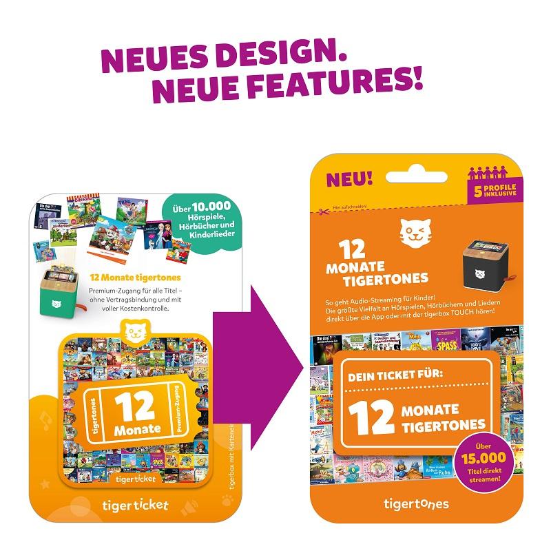 Produktbild Tigertones - Ticket 12 Monate 2 von 4