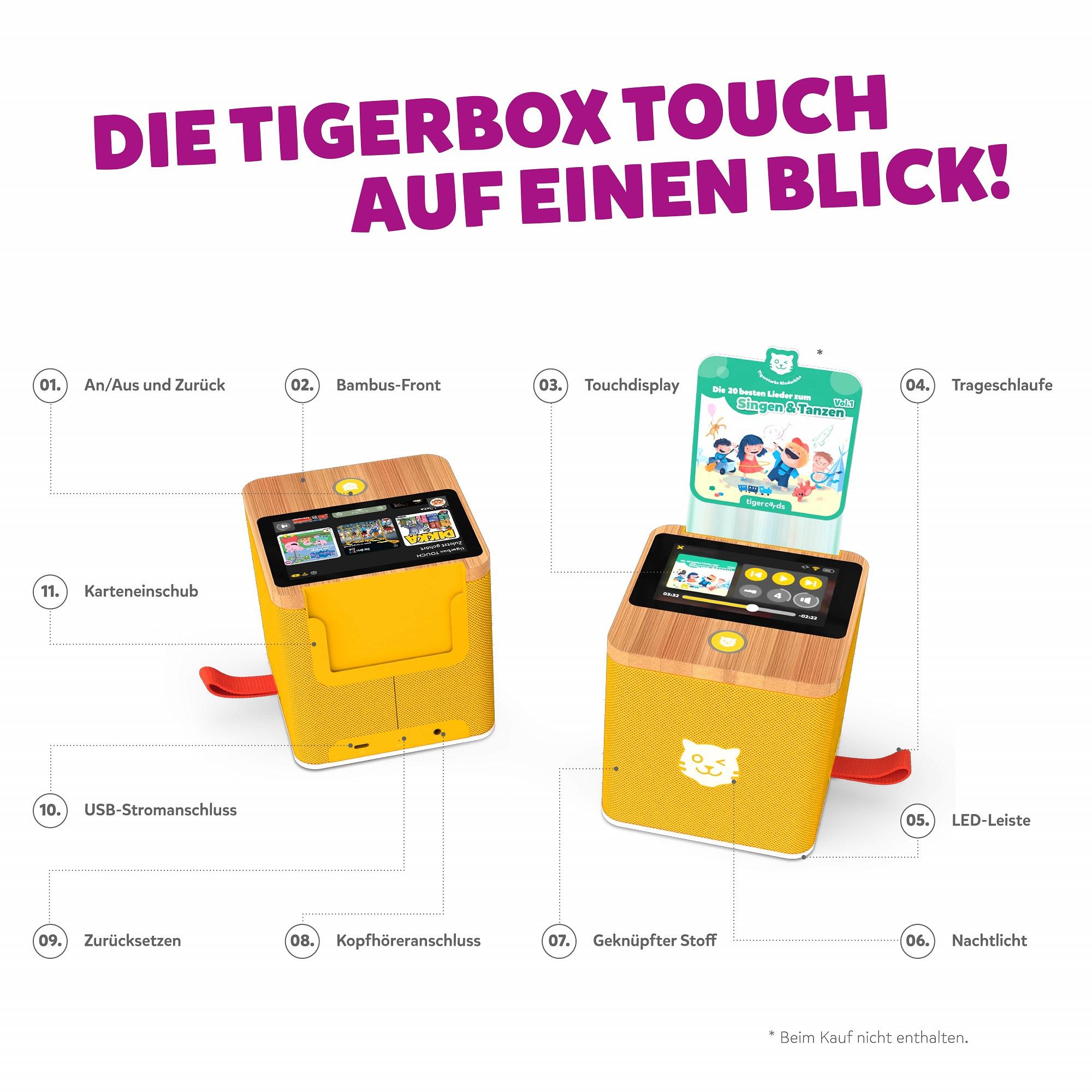 Produktbild tigerbox TOUCH PLUS (gelb)  ltd. Edition 3 von 4