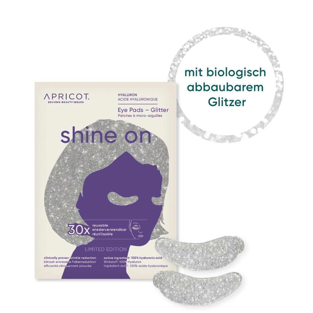 APRICOT Hyaluron Augenpads Glitzer