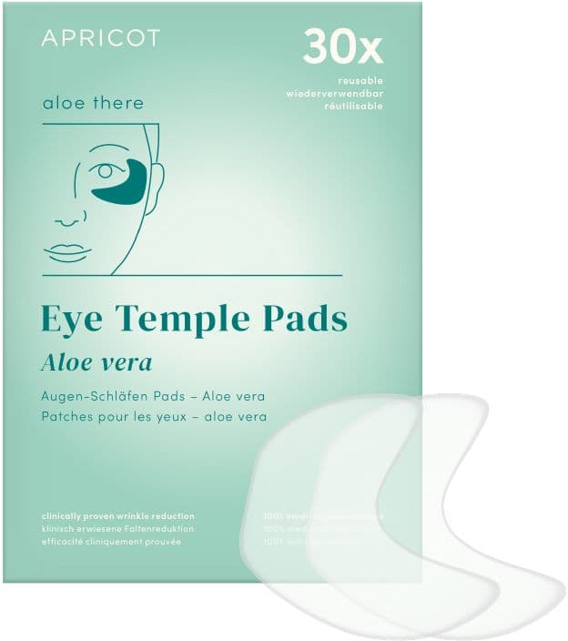 APRICOT Wiederverwendbare Augen-Schläfen Pads mit Aloe Vera