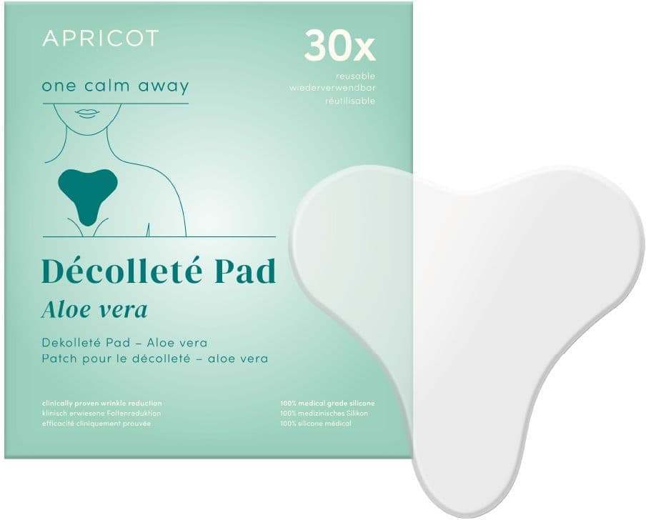 APRICOT Wiederverwendbares Dekolleté Pad mit Aloe Vera