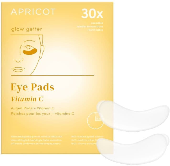 APRICOT Wiederverwendbare Augen Pads mit Vitamin C