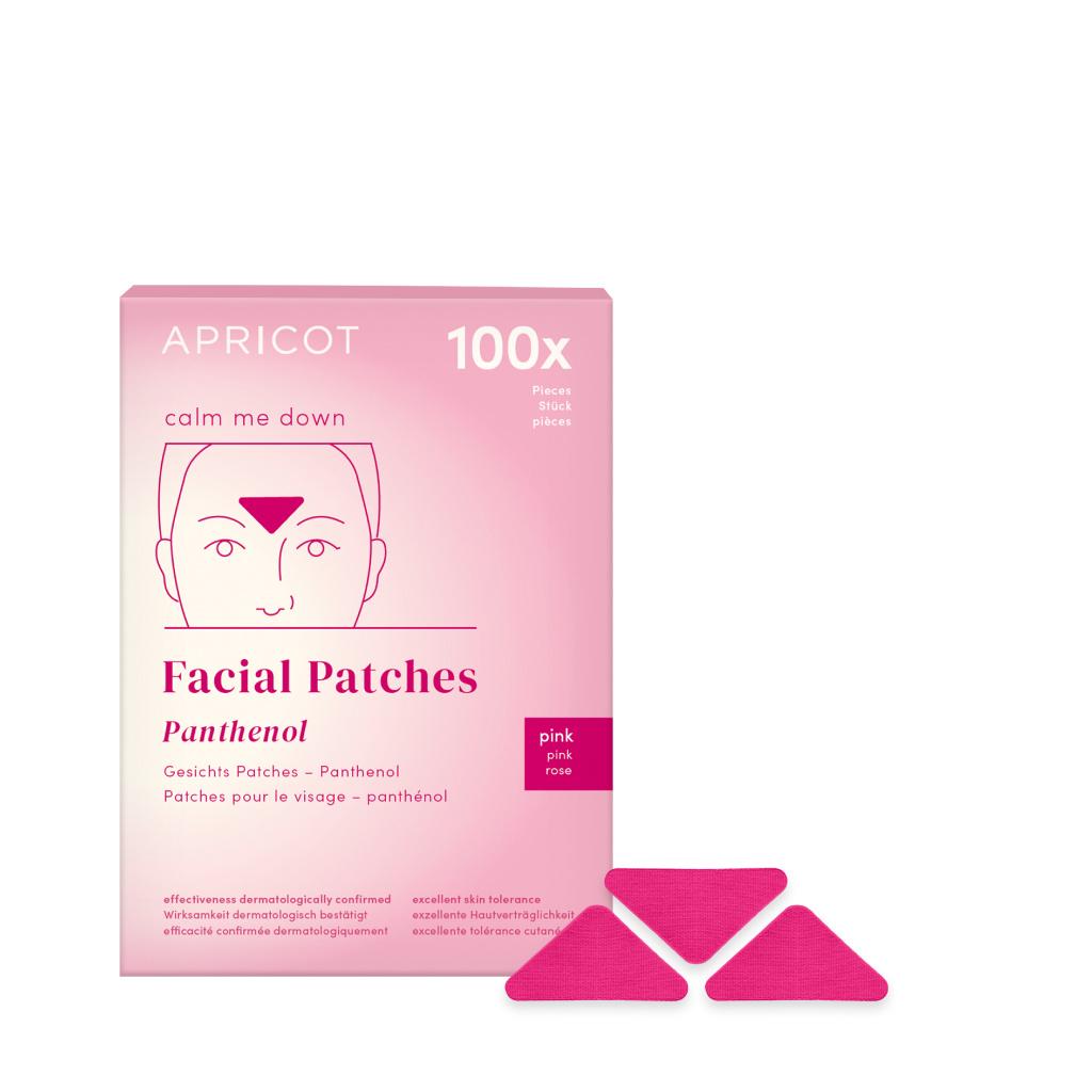 APRICOT Baumwoll-Gesichtspflaster mit Panthenol