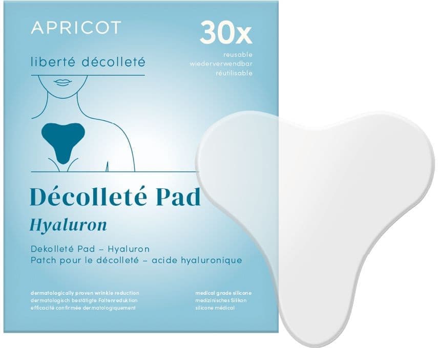 APRICOT Wiederverwendbares Dekolleté Pad mit Hyaluron